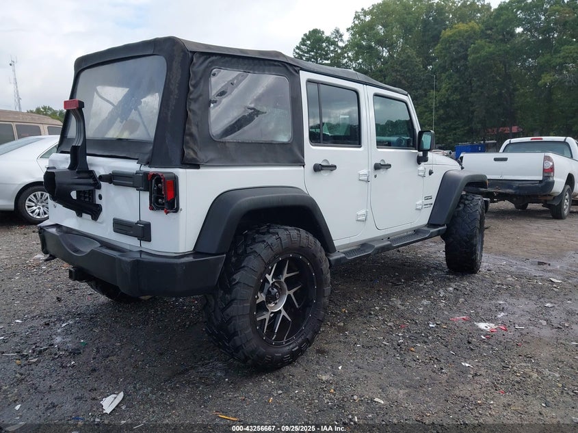 2018 JEEP WRANGLER JK UNLIMITED SPORT 4X4 1C4BJWDGXJL824006