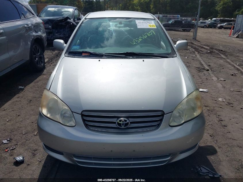 2004 Toyota Corolla Le VIN: 1NXBR32E34Z288406 Lot: 43256707