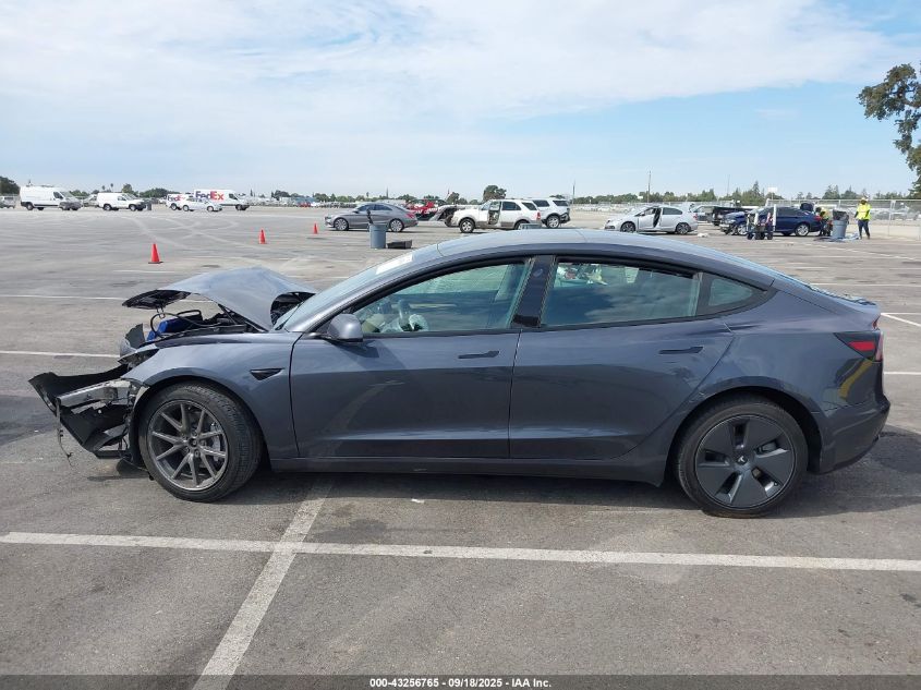 2022 Tesla Model 3 VIN: 5YJ3E1EBXNF201668 Lot: 43256765