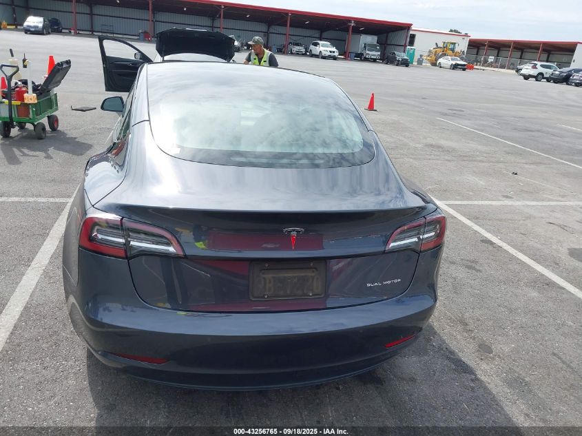 2022 Tesla Model 3 VIN: 5YJ3E1EBXNF201668 Lot: 43256765