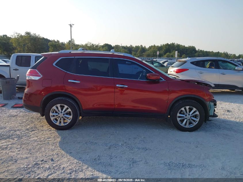 2016 Nissan Rogue Sv VIN: KNMAT2MT0GP694993 Lot: 43256801