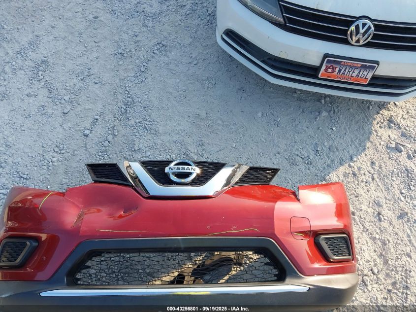 2016 Nissan Rogue Sv VIN: KNMAT2MT0GP694993 Lot: 43256801