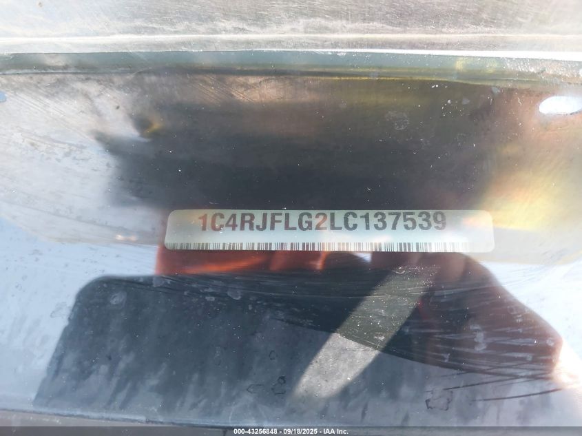 2020 Jeep Grand Cherokee Trailhawk VIN: 1C4RJFLG2LC137539 Lot: 43256848