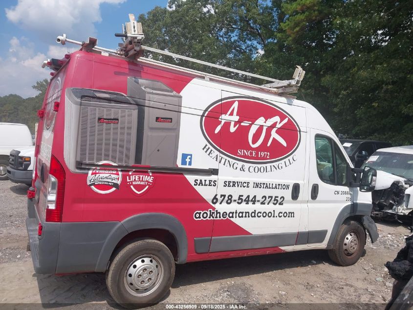 2017 Ram Promaster 1500 High Roof 136 Wb VIN: 3C6TRVBG5HE501700 Lot: 43256909