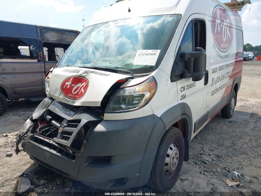 2017 Ram Promaster 1500 High Roof 136 Wb VIN: 3C6TRVBG5HE501700 Lot: 43256909