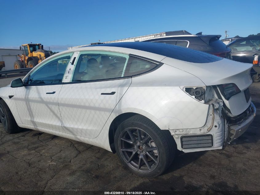 2022 Tesla Model 3 Long Range Dual Motor All-Wheel Drive VIN: 5YJ3E1EBXNF231995 Lot: 43256910