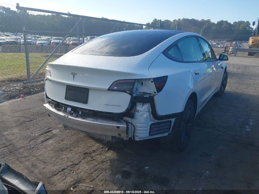 2022 Tesla Model 3 Long Range Dual Motor All-Wheel Drive VIN: 5YJ3E1EBXNF231995 Lot: 43256910