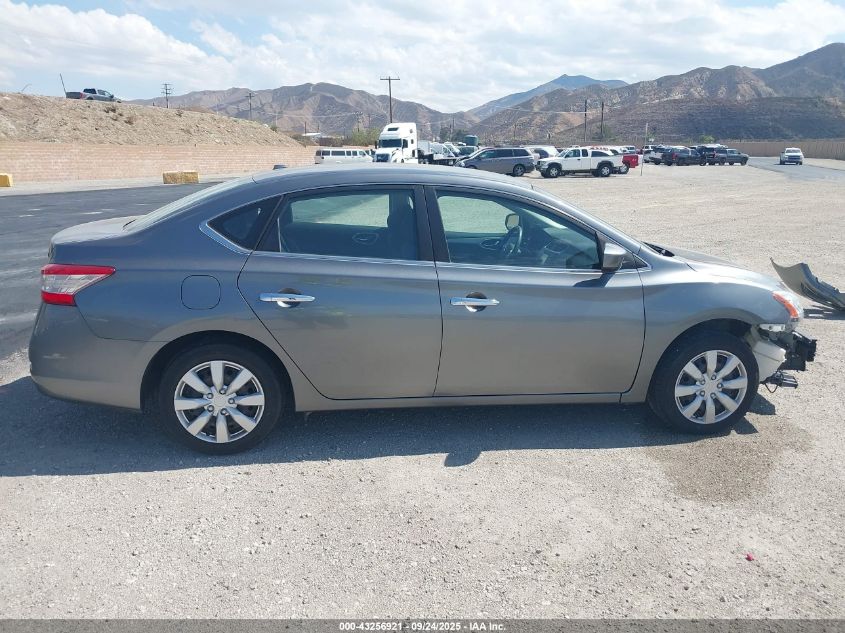 2015 Nissan Sentra Sv VIN: 3N1AB7AP2FY308498 Lot: 43256921