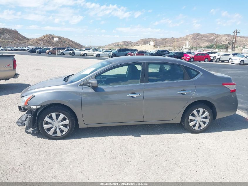2015 Nissan Sentra Sv VIN: 3N1AB7AP2FY308498 Lot: 43256921