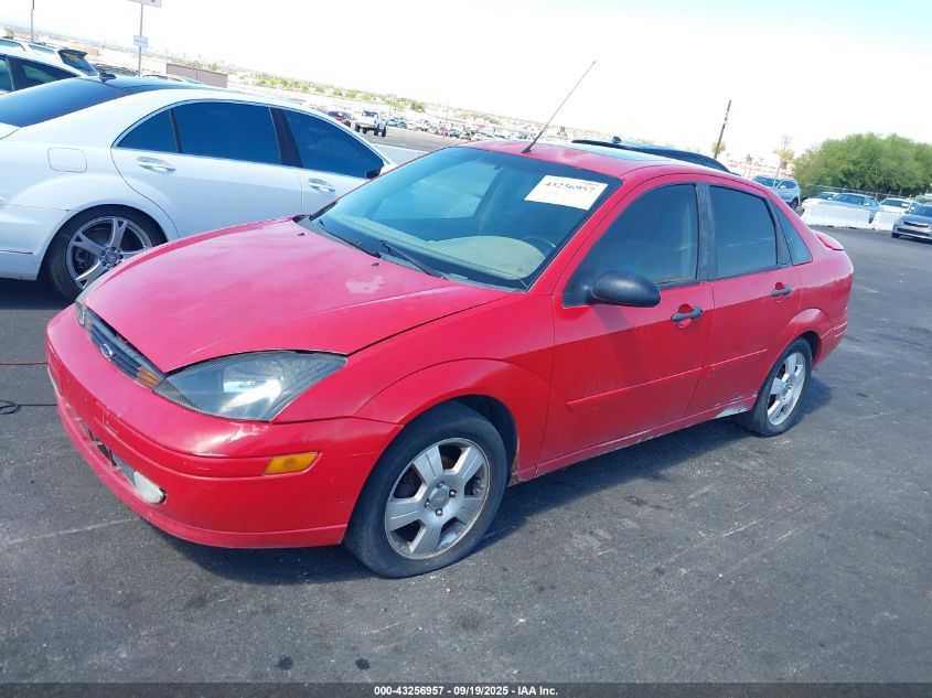 2004 Ford Focus Zts VIN: 1FAFP38Z24W107375 Lot: 43256957