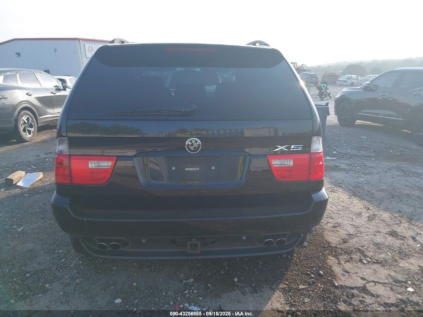 2006 BMW X5 4.4I VIN: 5UXFB53576LV29234 Lot: 43256985