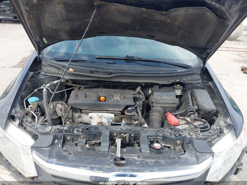 2012 Honda Civic Ex-L VIN: 19XFB2F98CE004430 Lot: 43257036