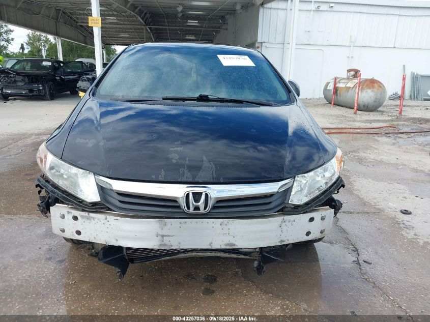 2012 Honda Civic Ex-L VIN: 19XFB2F98CE004430 Lot: 43257036