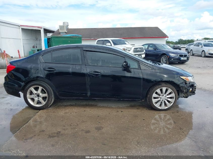 2012 Honda Civic Ex-L VIN: 19XFB2F98CE004430 Lot: 43257036