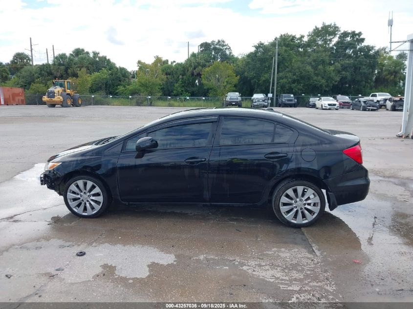 2012 Honda Civic Ex-L VIN: 19XFB2F98CE004430 Lot: 43257036