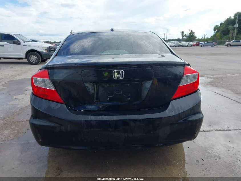 2012 Honda Civic Ex-L VIN: 19XFB2F98CE004430 Lot: 43257036