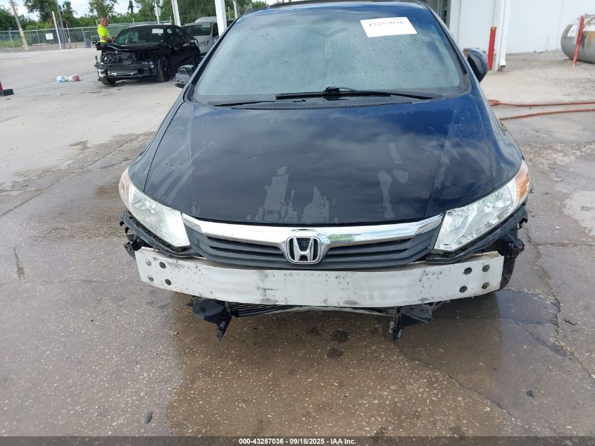 2012 Honda Civic Ex-L VIN: 19XFB2F98CE004430 Lot: 43257036