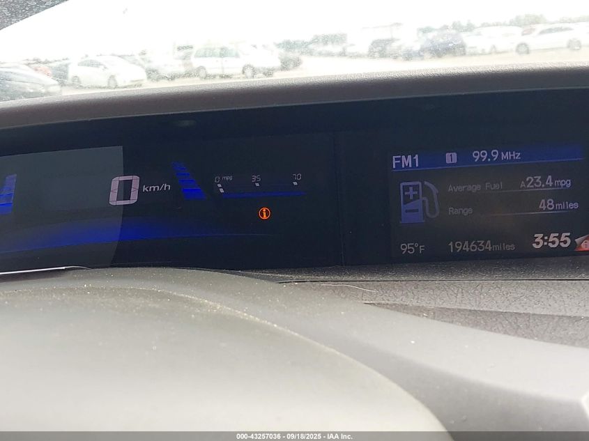 2012 Honda Civic Ex-L VIN: 19XFB2F98CE004430 Lot: 43257036