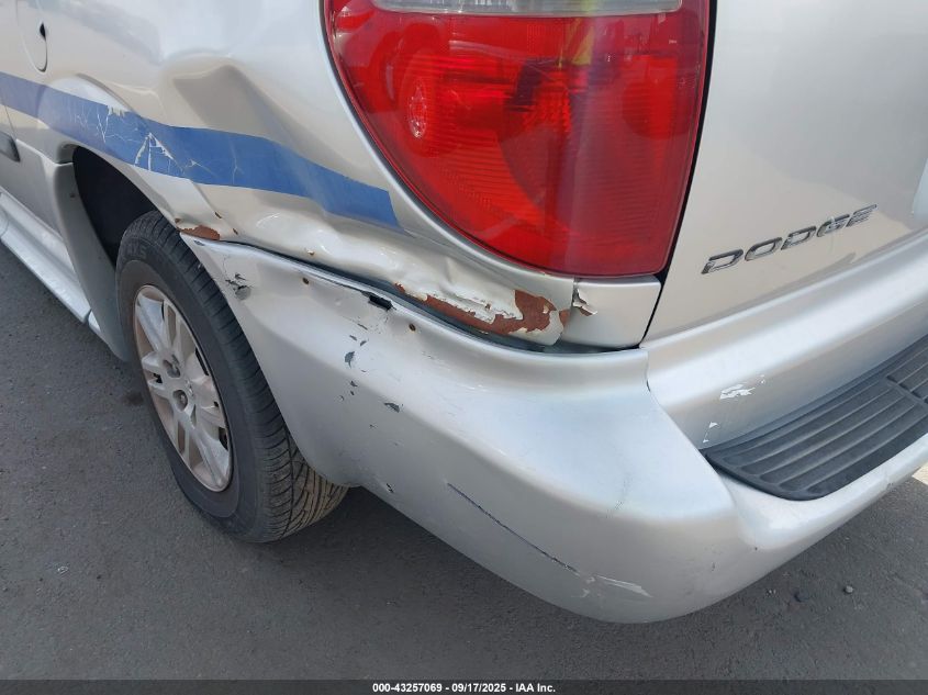 2007 Dodge Grand Caravan Se VIN: 1D4GP24R87B194020 Lot: 43257069