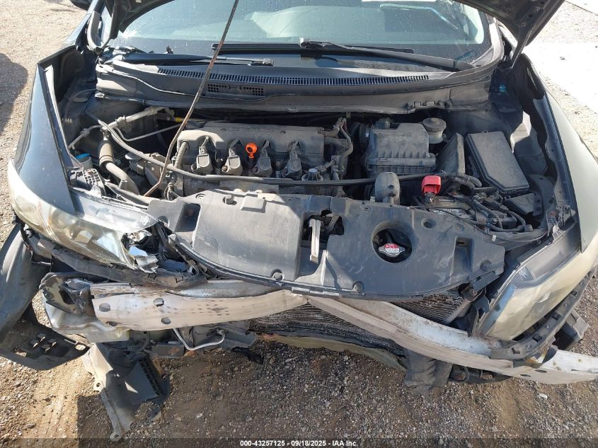 2013 Honda Civic Lx VIN: 2HGFB2F52DH576078 Lot: 43257125