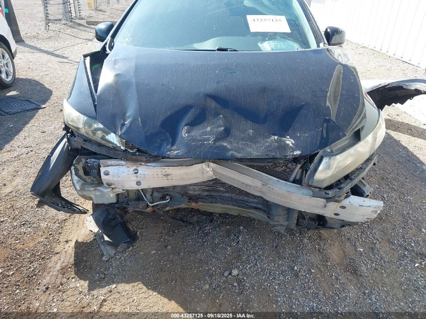 2013 Honda Civic Lx VIN: 2HGFB2F52DH576078 Lot: 43257125