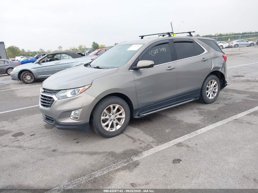 2018 CHEVROLET EQUINOX LT - 3GNAXJEV0JL114585