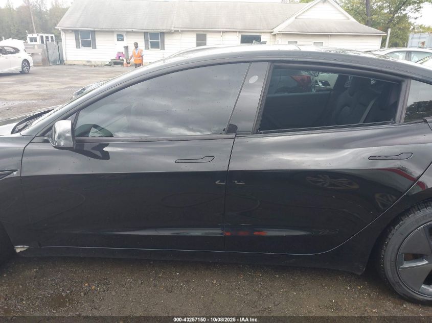 2021 Tesla Model 3 Long Range Dual Motor All-Wheel Drive VIN: 5YJ3E1EB3MF081212 Lot: 43257150