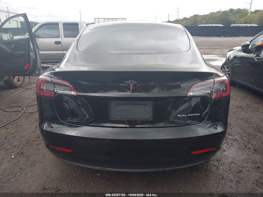2021 Tesla Model 3 Long Range Dual Motor All-Wheel Drive VIN: 5YJ3E1EB3MF081212 Lot: 43257150