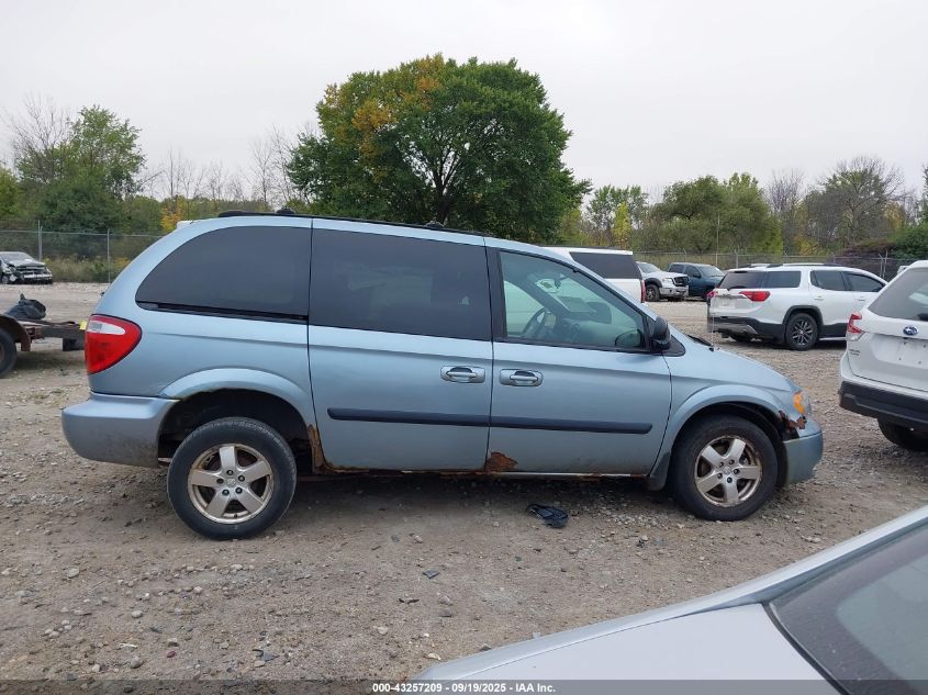 2005 Dodge Caravan Sxt VIN: 1D4GP45R05B100378 Lot: 43257209
