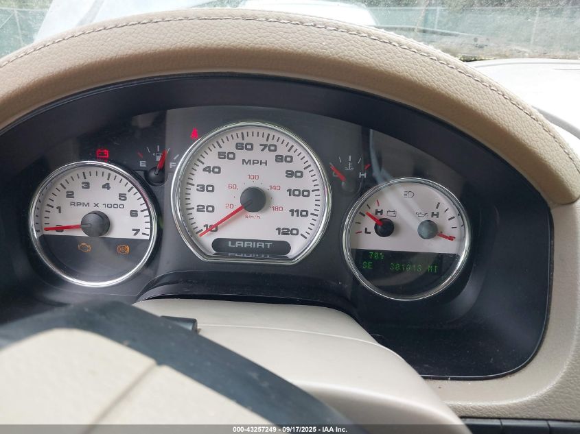 2005 Ford F-150 Lariat/Xlt VIN: 1FTPW12555FA26495 Lot: 43257249