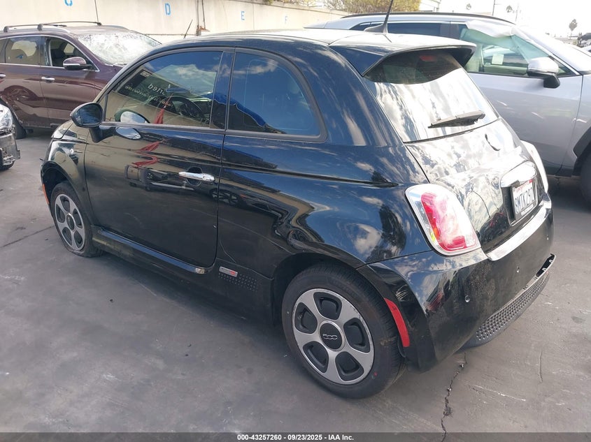 Vin: 3c3cffge2gt197772, lot: 43751828, fiat 500e battery electric 20163