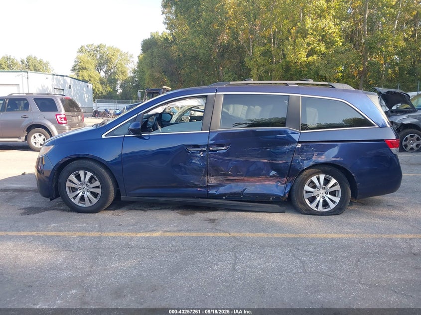 2015 Honda Odyssey Ex-L VIN: 5FNRL5H6XFB008735 Lot: 43257261