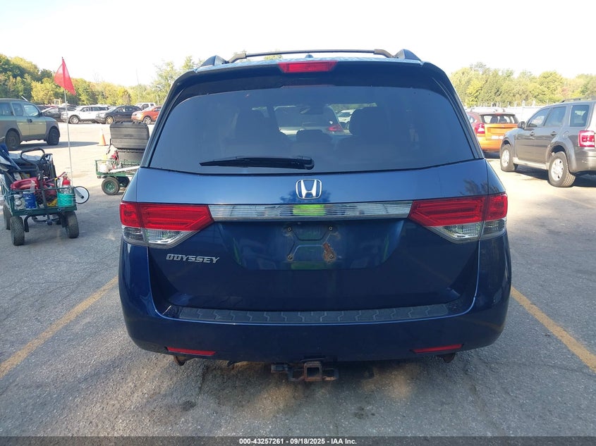 2015 Honda Odyssey Ex-L VIN: 5FNRL5H6XFB008735 Lot: 43257261