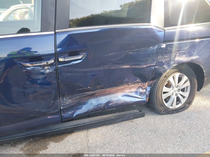 2015 Honda Odyssey Ex-L VIN: 5FNRL5H6XFB008735 Lot: 43257261