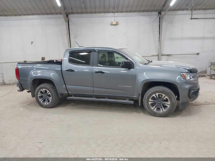 2021 CHEVROLET COLORADO 4WD  SHORT BOX Z71 1GCGTDEN5M1289510