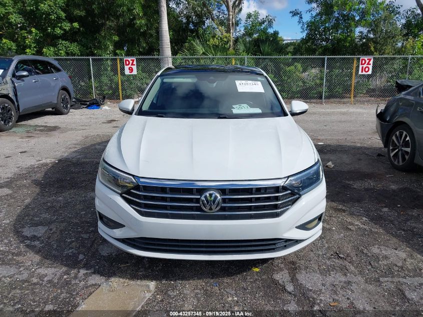 2019 Volkswagen Jetta 1.4T Sel Premium VIN: 3VWG57BU2KM183309 Lot: 43257345
