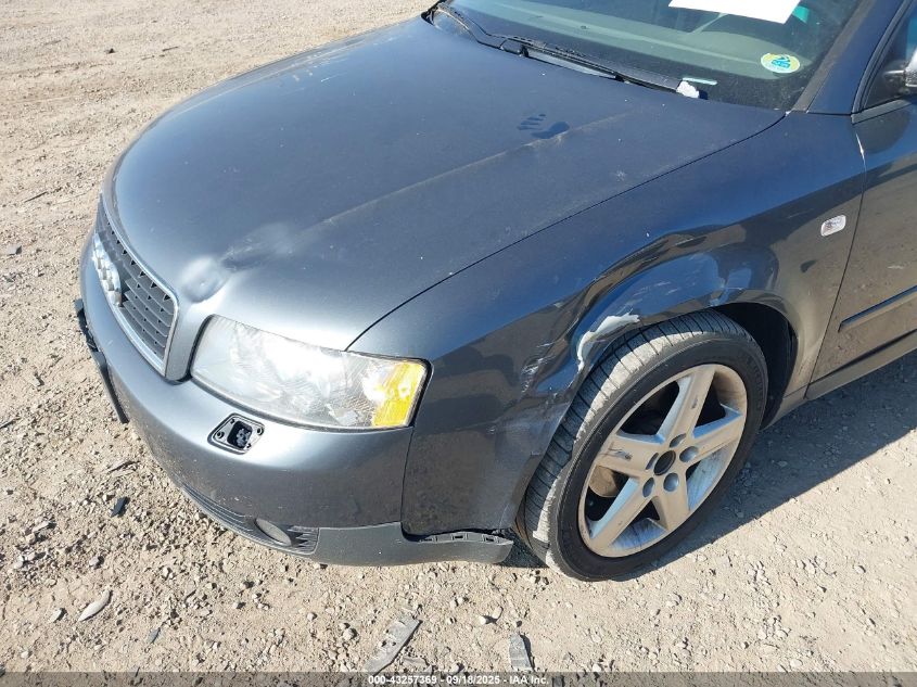 2003 Audi A4 1.8T VIN: WAULC68EX3A150801 Lot: 43257369