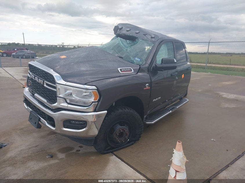 2021 Ram 3500 grey truck diesel 3C63RRGL2MG537498 photo #3