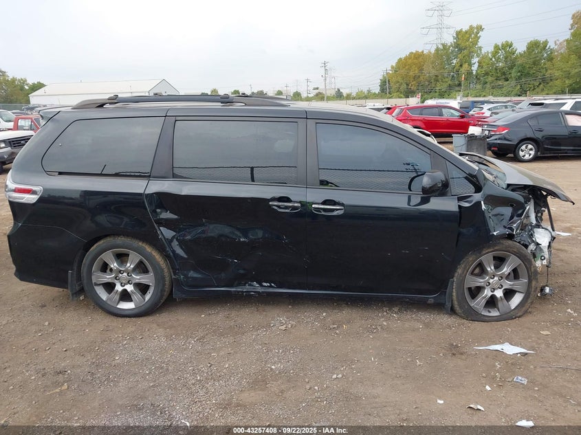 2015 Toyota Sienna Se 8 Passenger VIN: 5TDXK3DCXFS528987 Lot: 43257408