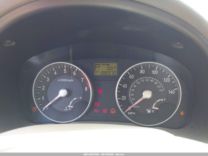 2006 Hyundai Accent Gls VIN: KMHCN46C56U029465 Lot: 43257454