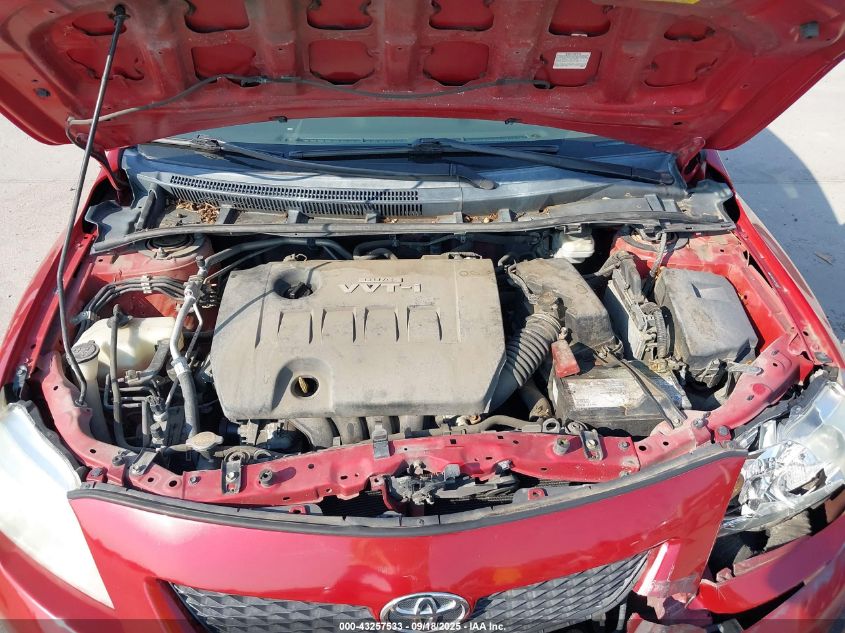 2010 Toyota Corolla VIN: 2T1BU4EE5AC379738 Lot: 43257533