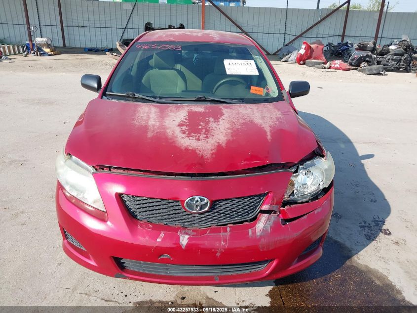 2010 Toyota Corolla VIN: 2T1BU4EE5AC379738 Lot: 43257533