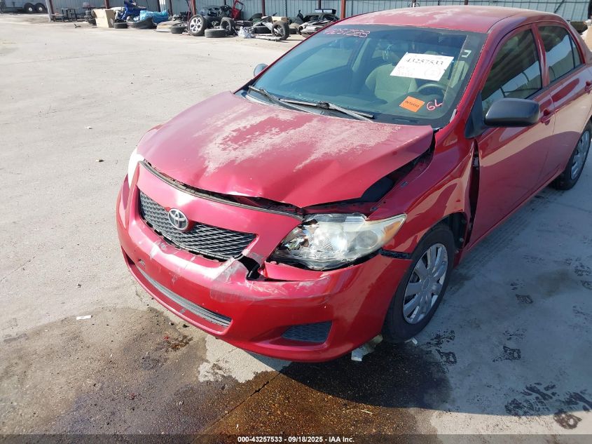 2010 Toyota Corolla VIN: 2T1BU4EE5AC379738 Lot: 43257533