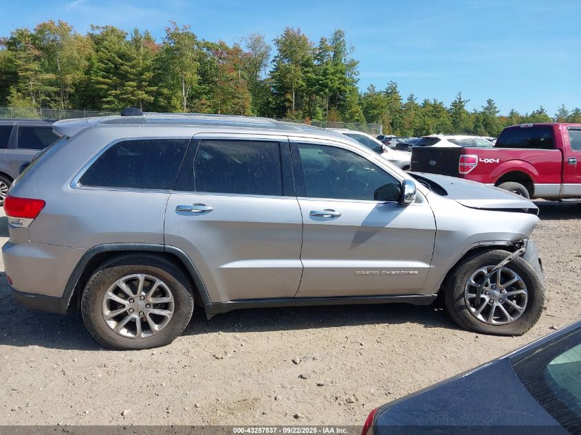 2016 Jeep Grand Cherokee Limited VIN: 1C4RJFBG0GC335026 Lot: 43257537