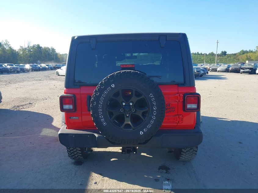 2021 Jeep Wrangler Willys 4X4 VIN: 1C4HJXAG5MW647243 Lot: 43257547