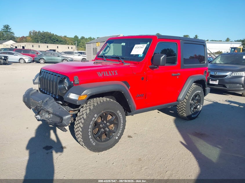 1C4HJXAG5MW647243 2021 JEEP WRANGLER photo no. 2
