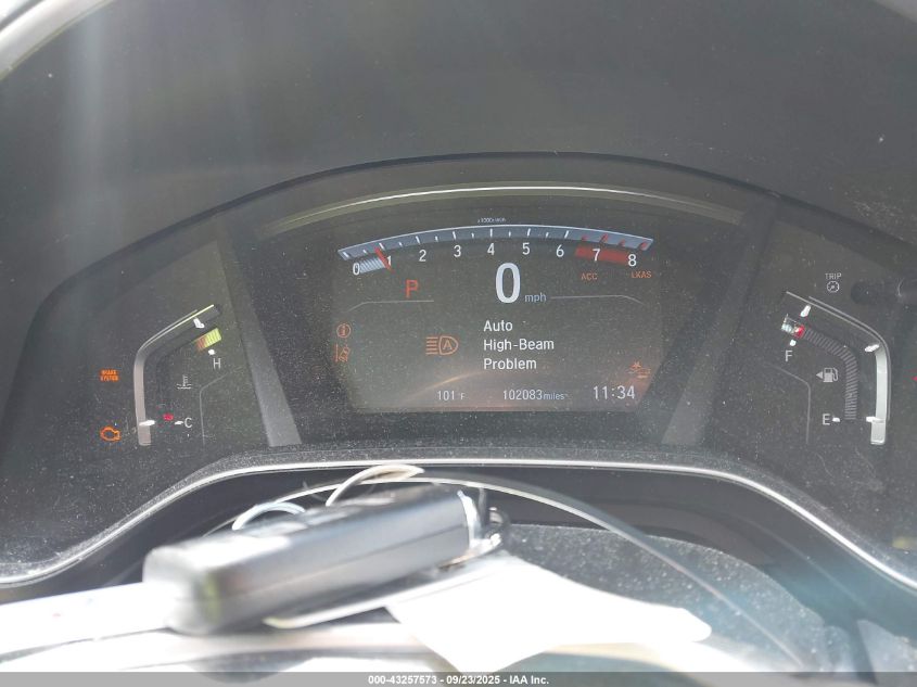 2019 Honda Cr-V Ex-L VIN: 5J6RW2H8XKL011627 Lot: 43257573