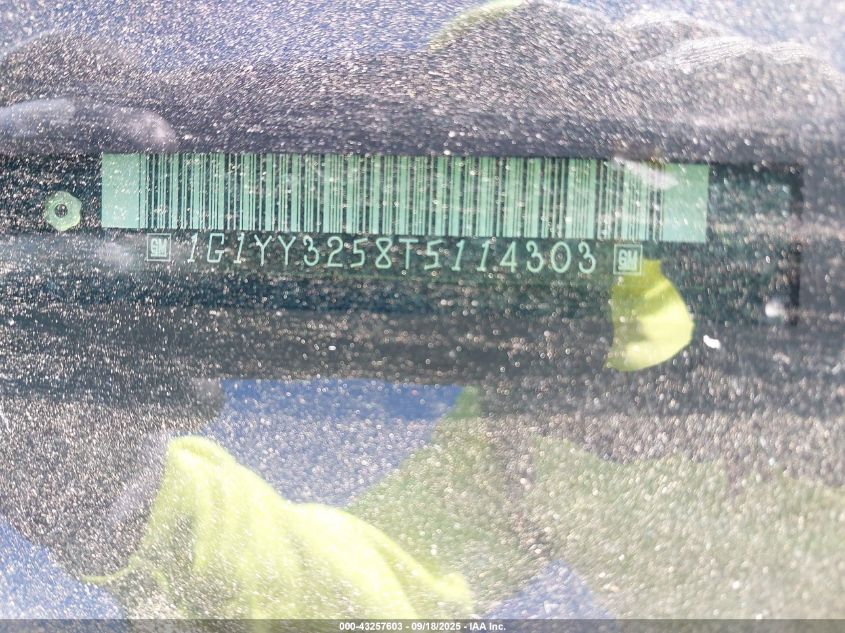 1996 Chevrolet Corvette VIN: 1G1YY3258T5114303 Lot: 43257603