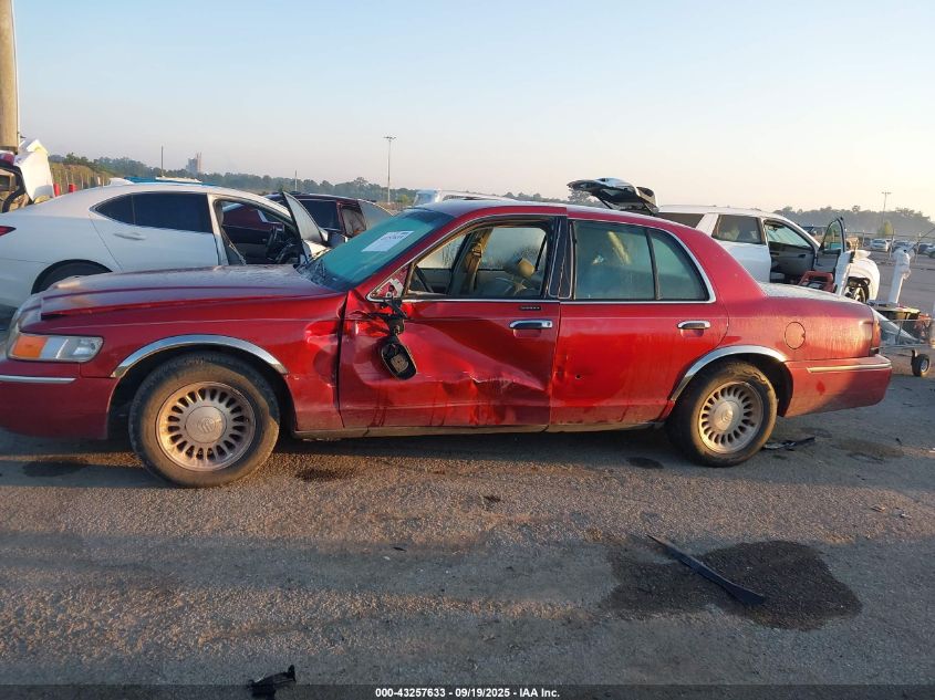 1999 Mercury Grand Marquis Ls VIN: 2MEFM75W9XX665106 Lot: 43257633