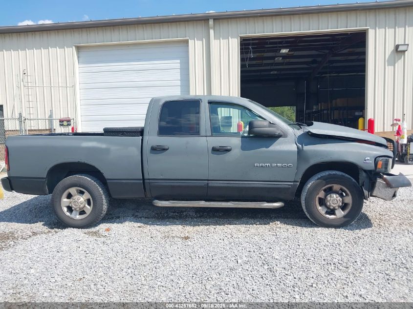2004 Dodge Ram 2500 Slt/Laramie VIN: 3D7KA28C24G204743 Lot: 43257652